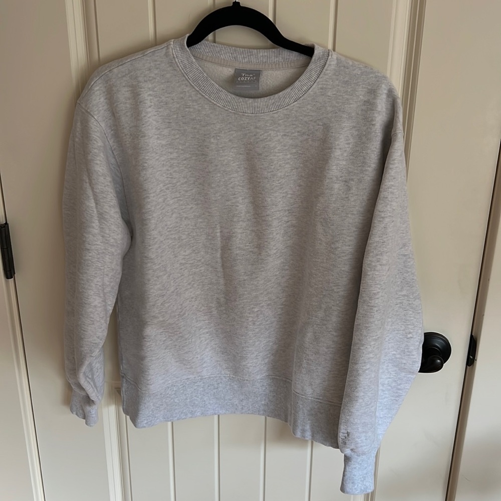 Great condition TNA Cozy AF fleece crew sweatshirt